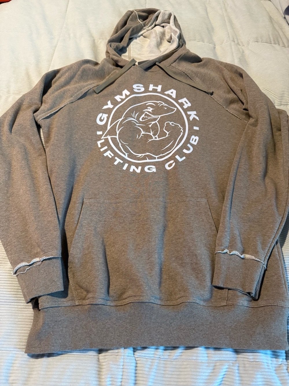 Gymshark Brown/Grey Lifting Club Pullover Hoodie